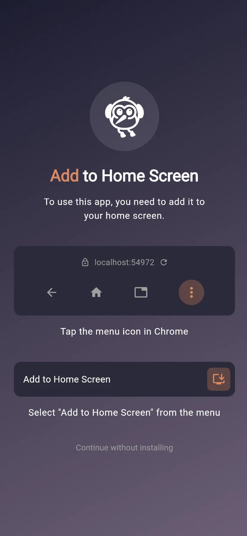 Guide d'installation PWA pour appareils Android